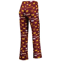 Concepts Sport Pantalon en tricot Washington Commanders Breakthrough bordeaux pour femme