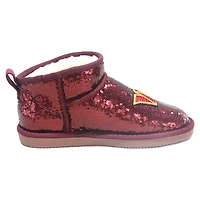 Bottines à paillettes Cuce Washington Commanders bordeaux pour femmes