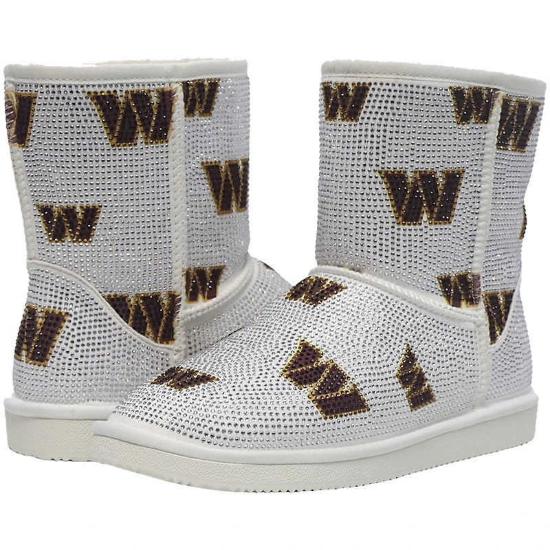 Bottines à enfiler avec logo Cuce Washington Commanders pour femmes