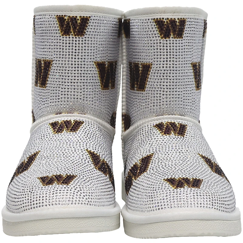 Women's Cuce  Washington Commanders Logo Pull on Ankle Boots