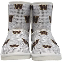 Women's Cuce  Washington Commanders Logo Pull on Ankle Boots