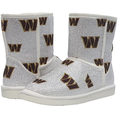 Women's Cuce  Washington Commanders Logo Pull on Ankle Boots