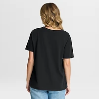 T-shirt noir Fanatics pour femmes des Washington Commanders, motif Blackout Kneel Down Legacy