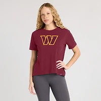 Women's Fanatics Burgundy Washington Commanders Essential Legacy T-Shirt