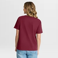 T-shirt Fanatics bordeaux Washington Commanders Fade Legacy pour femmes