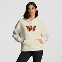 Sweat à capuche manches longues pour femme, coloris crème, Washington Commanders Dove Legacy