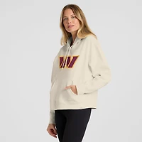 Sweat à capuche manches longues pour femme, coloris crème, Washington Commanders Dove Legacy