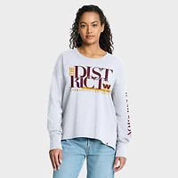 T-shirt à manches longues blanc Fanatics pour femme, motif Hometown Legacy des Washington Commanders