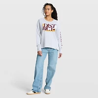 T-shirt à manches longues blanc Fanatics pour femme, motif Hometown Legacy des Washington Commanders