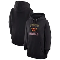 Sweat à capuche en polaire tri-blend noir G-III 4Her par Carl Banks pour femme avec logo de l'équipe Washington Commanders