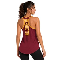 Women's G-III 4Her by Carl Banks Burgundy Washington Commanders Tater II Racerback Tank Top