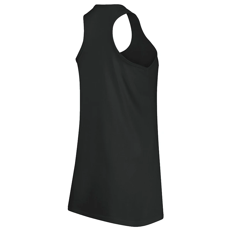 Majestic Threads - Débardeur noir Washington Commanders Bling à encolure dégagée et dos nageur pour femme
