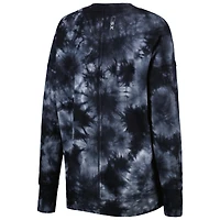 Sweat-shirt à enfiler teint par nœuds MSX by Michael Strahan Black Washington Commanders Bailey pour femmes