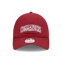 Women's New Era Burgundy Washington Commanders Collegiate 9TWENTY Adjustable Hat