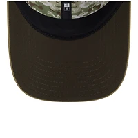 Women's New Era  Green Washington Commanders 2025 Salute to Service Pony Tail Adjustable Hat