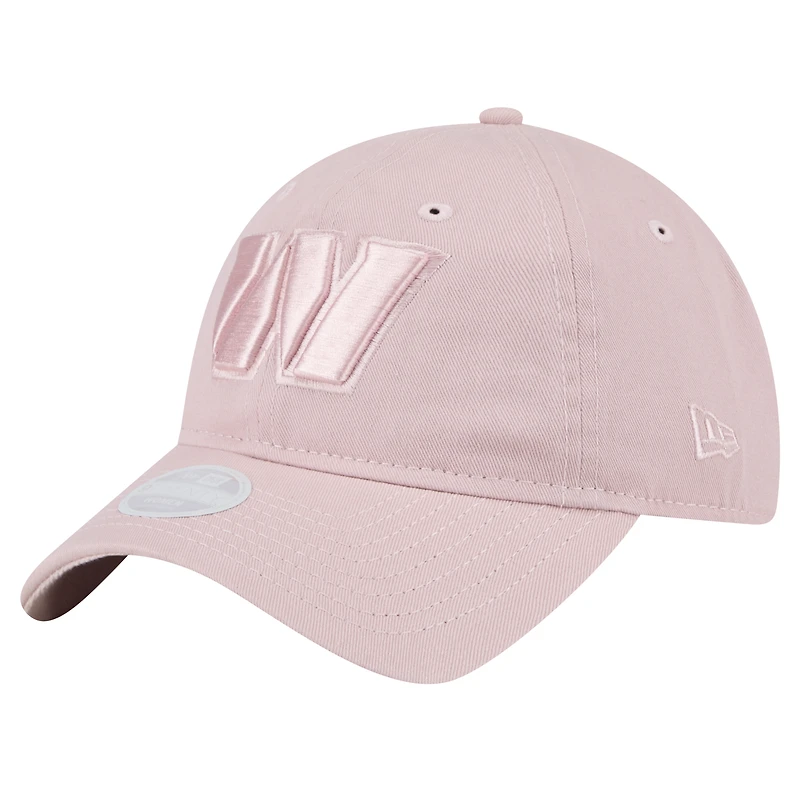 Women's New Era  Light Pink Washington Commanders Main 9TWENTY Adjustable Hat