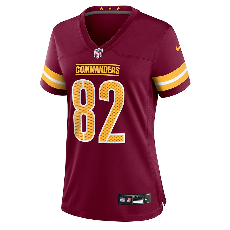 Women's Nike Ben Sinnott Burgundy Washington Commanders Team Game Jersey