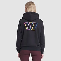Sweat à capuche Nike noir Washington Commanders 2025 NFL Crucial Catch Sideline Standard Issue Dri-FIT pour femme