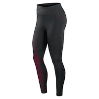 Legging croisé Nike Washington Commanders Yard Line noir pour femme