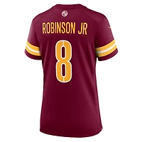 Maillot de match joueur Nike Brian Robinson pour femmes, bordeaux, Washington Commanders