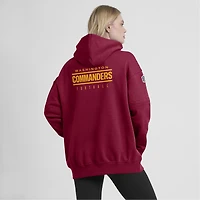 Sweat à capuche en polaire Sideline Club Nike Washington Commanders 2023 pour femme, bourgogne