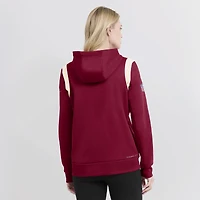 Nike Washington Commanders Athletic Stack Performance pour femme, bourgogne - Chandail à capuchon