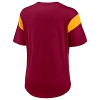 Haut tendance Nike bordeaux Washington Commanders pour femme avec logo principal
