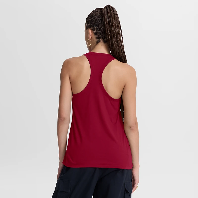 Débardeur Nike Dri-FIT Primetime bordeaux Washington Commanders pour femme