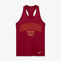 Débardeur Nike Dri-FIT Primetime bordeaux Washington Commanders pour femme