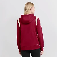 Women's Nike Burgundy Washington Commanders Sideline Stack Performance Pullover Hoodie