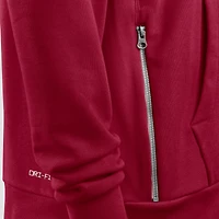 Sweat à capuche Nike Bordeaux Washington Commanders Sideline Standard Issue Initial Domicile Dri-FIT pour femme