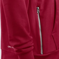 Sweat à capuche Nike Dri-FIT bordeaux Washington Commanders Sideline Standard Issue pour femme