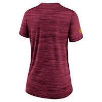 Women's Nike Burgundy Washington Commanders Sideline Velocity Dri-FIT T-Shirt
