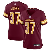 Women's Nike Car'lin Vigers  Burgundy Washington Commanders Team Game Jersey