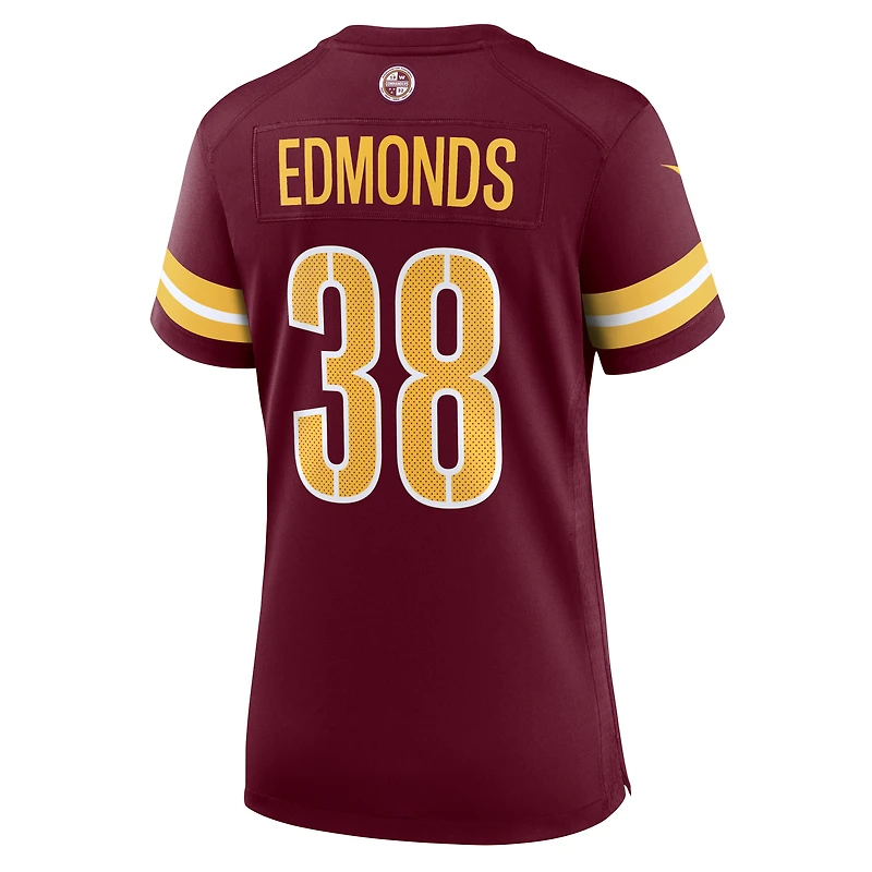 Women's Nike Chase Edmonds  Burgundy Washington Commanders Team Game Jersey