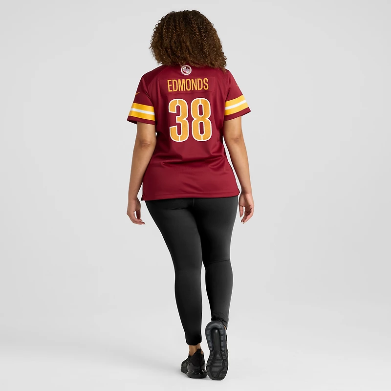 Women's Nike Chase Edmonds  Burgundy Washington Commanders Team Game Jersey