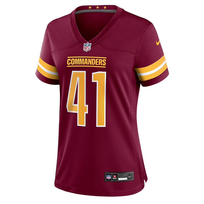 Women's Nike Colson Yankoff  Burgundy Washington Commanders Team Game Jersey