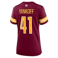 Women's Nike Colson Yankoff  Burgundy Washington Commanders Team Game Jersey