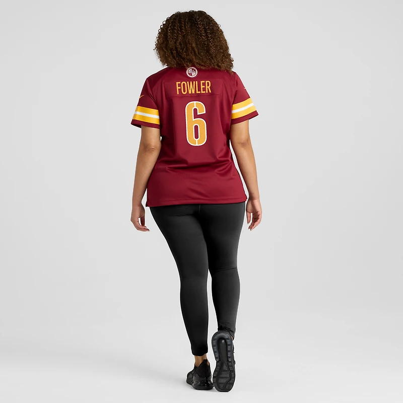 Maillot de match Nike Dante Fowler Jr. Bourgogne Washington Commanders pour femme