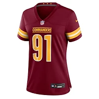 Maillot Nike Deatrich Wise Jr. Bordeaux pour femme des Washington Commanders