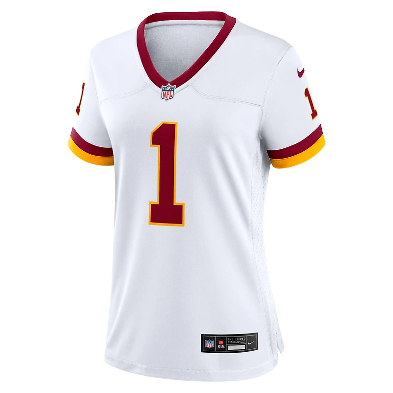 Maillot Nike Deebo Samuel Sr pour femme, blanc, Washington Commanders, édition Super Bowl