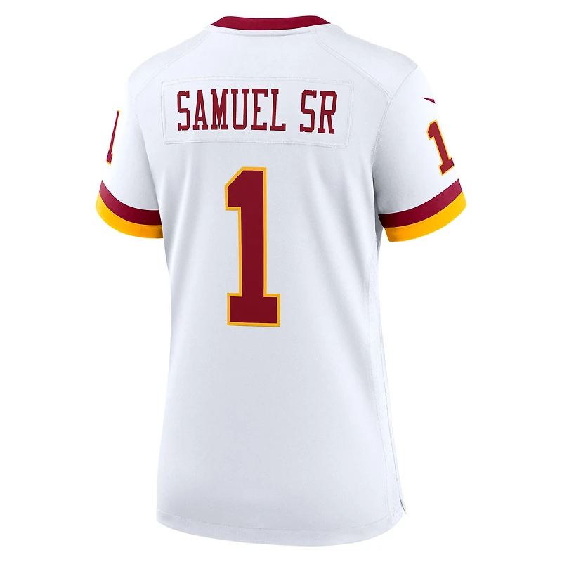 Maillot Nike Deebo Samuel Sr pour femme, blanc, Washington Commanders, édition Super Bowl