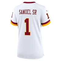 Maillot Nike Deebo Samuel Sr pour femme, blanc, Washington Commanders, édition Super Bowl