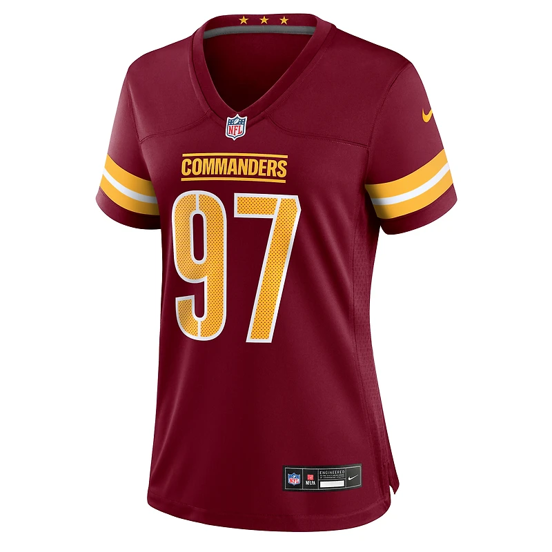 Women's Nike Eddie Goldman  Burgundy Washington Commanders Team Game Jersey