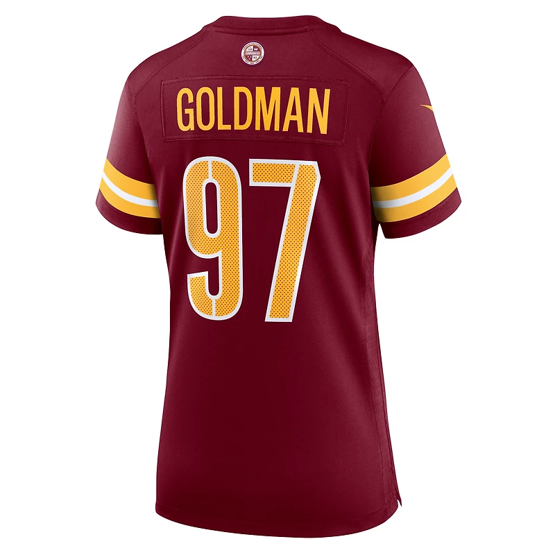 Women's Nike Eddie Goldman  Burgundy Washington Commanders Team Game Jersey
