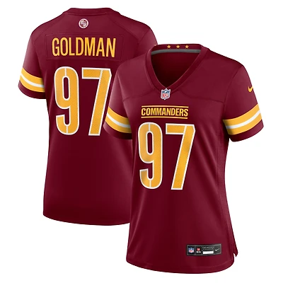 Women's Nike Eddie Goldman  Burgundy Washington Commanders Team Game Jersey