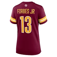 Women's Nike Emmanuel Forbes Jr.  Burgundy Washington Commanders Team Game Jersey