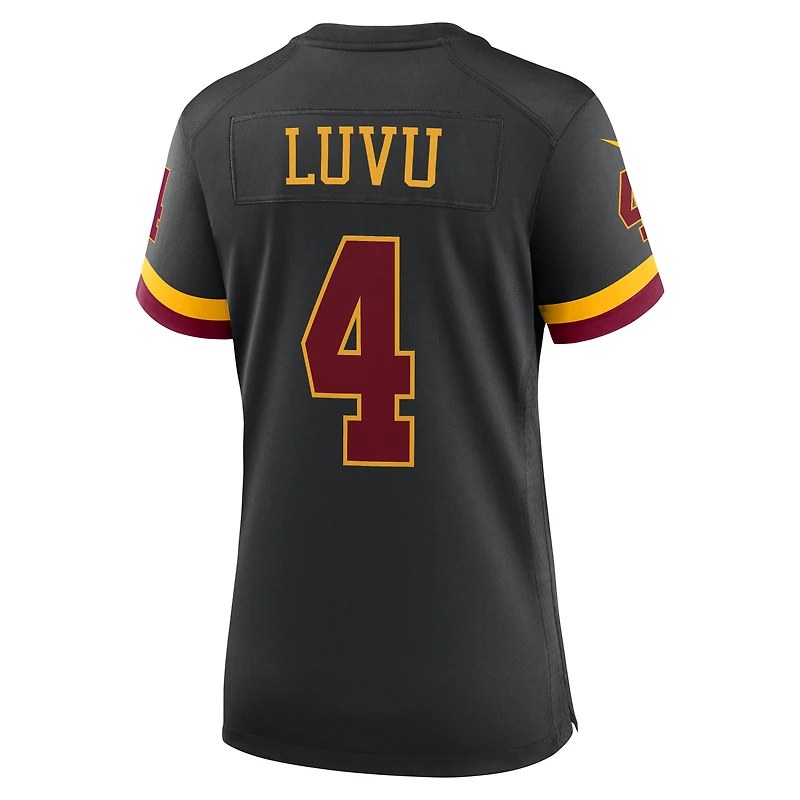 Maillot Nike Frankie Luvu blanc pour femme, édition Super Bowl, Washington Commanders