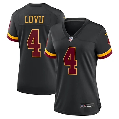 Maillot Nike Frankie Luvu blanc pour femme, édition Super Bowl, Washington Commanders