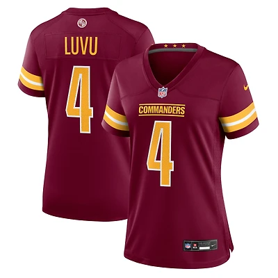 Women's Nike Frankie Luvu  White Washington Commanders Game Jersey